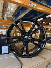 22” BMW 747M Style Alloy Wheels Gloss Black - BMW X5, X6 & X7 - G05/G06/G07