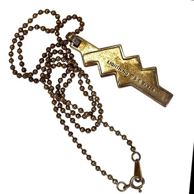 Final Fantasy XIII Lightning Silver 925 Pendant Necklace Square