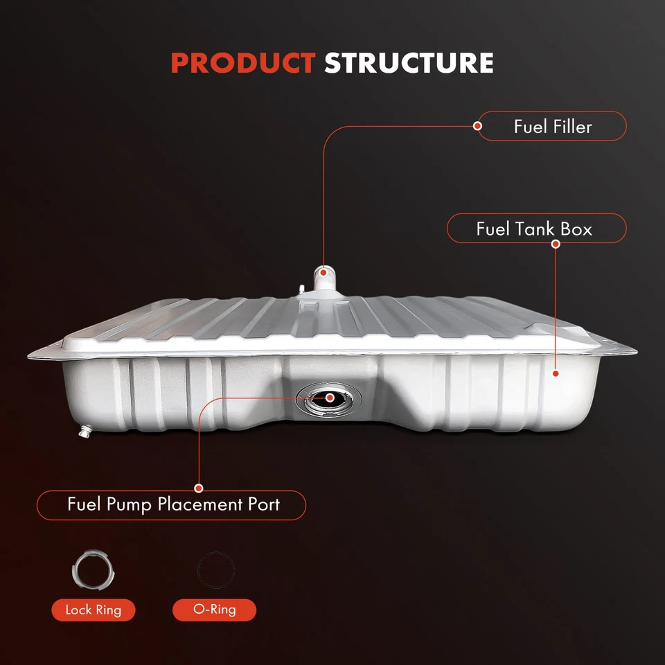Nuevo tanque de combustible con tapón de drenaje para Ford Fairlane 1966-1969 Torino 1968-1969 V8 4,7 L Foto 2 de 4