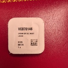 Genuine NOS Cartier 18K Crown VLC Must GP LM/...
