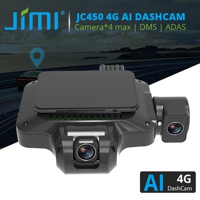 Jimi JC450 4G Car Camera Live Video GPS Tracking Wifi AI Dash Cam DVR Recorder