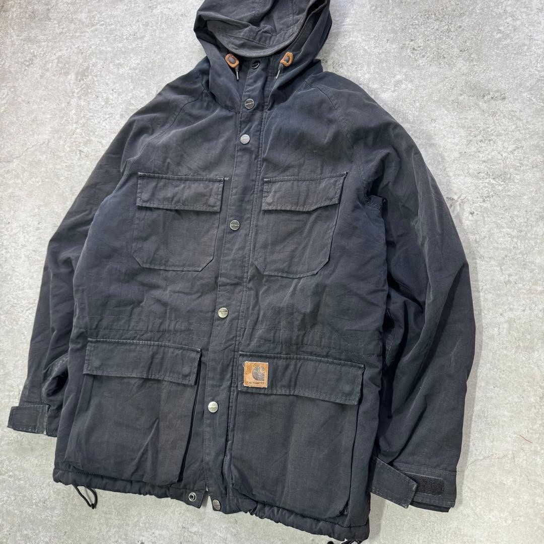Carhartt Mosley Jacket Black Fade L Workwear Used thumbnail 3