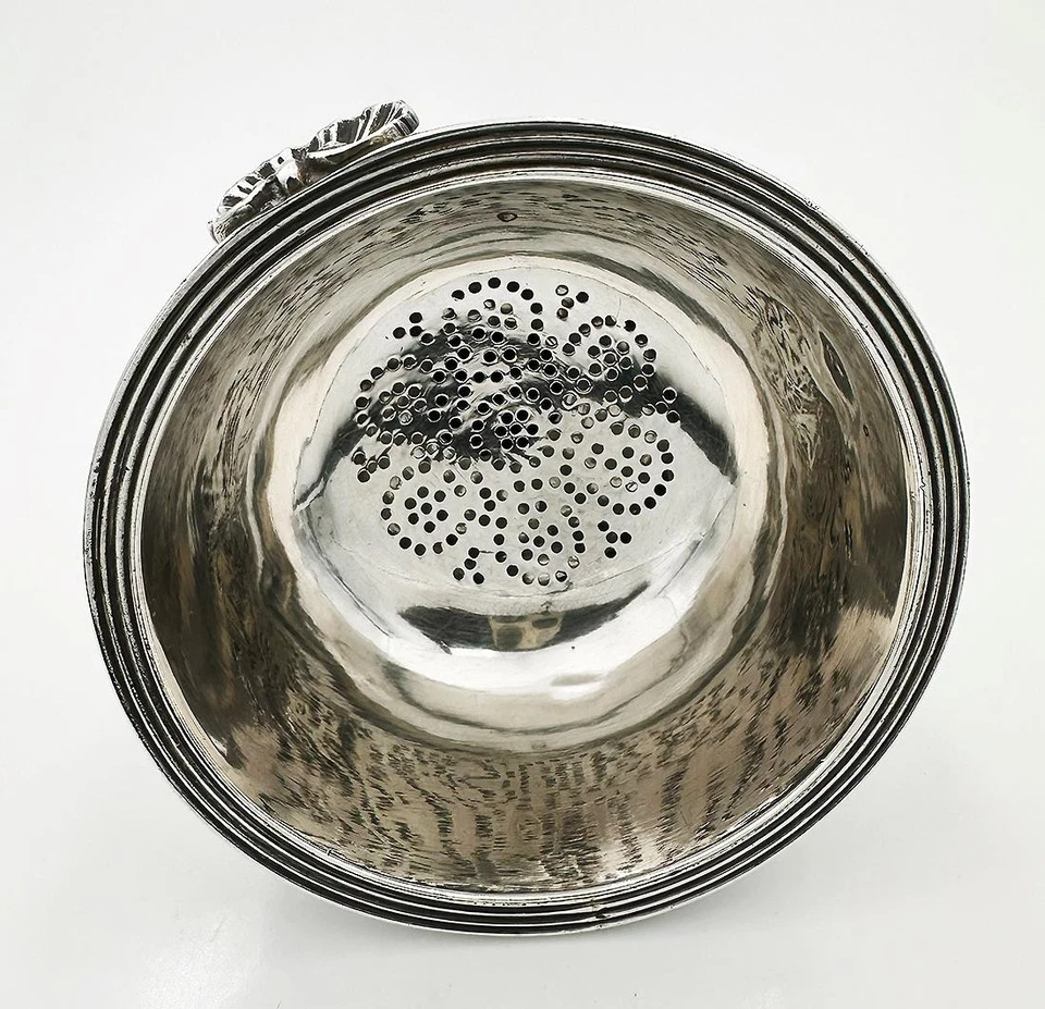 ANTIQUE WINE FUNNEL STERLING SILVER GEORGE III LONDON 1810 R EMES & E BARNARD - Image 3 of 4