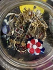 10 LBS Vtg & Modern Costume Jewelry Lot – Necklaces, Brooches, Watches Wearable