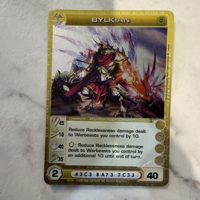 Chaotic Bylkian 22/100 Creature Card 2008 TCG HP 45 ATK 10 DEF 40 Regular
