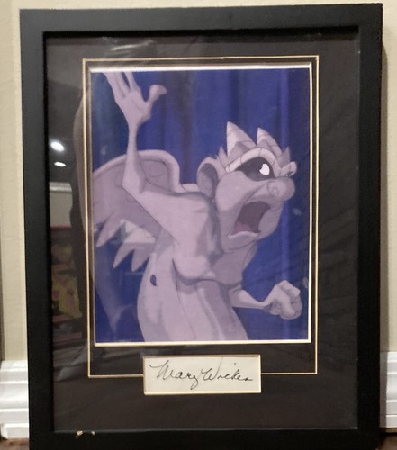 Disney’s Hunchback of Notre Dame Framed Art With Mary Wickes Autograph - Picture 1 of 7