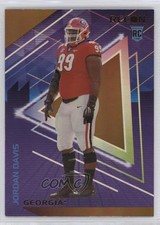 2022 Panini Chronicles Draft Picks Recon Bronze Jordan Davis #25 02l5