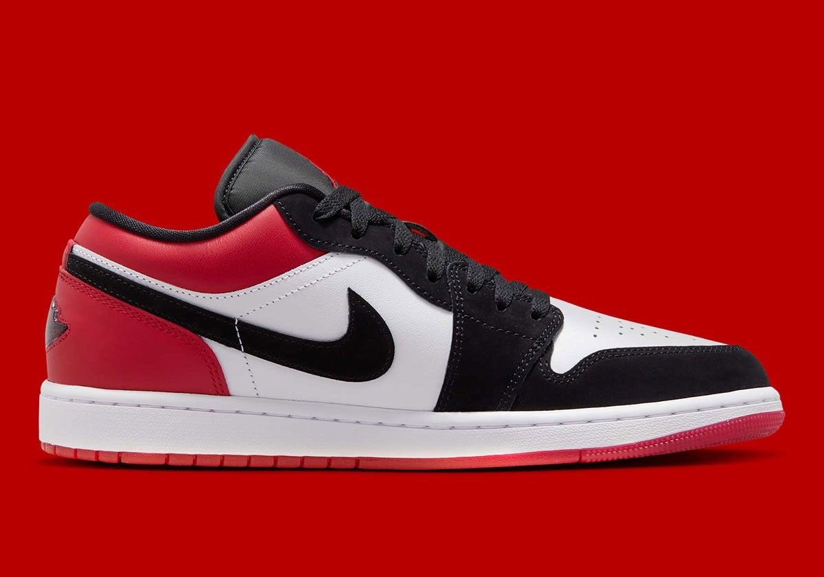 Nike Air Jordan 1 Low SE Black Toe Men's Sports Sneaker IB8971-106