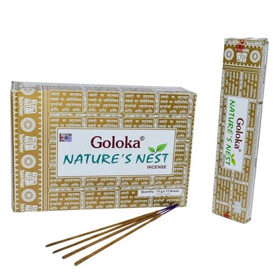 Goloka Nature Nest Agarbatti Masala Natural Fragrance Temple Incense Sticks 180g