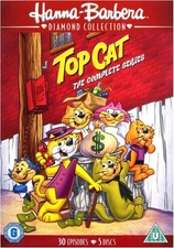 TOP CAT COMPLETE SERIES 720 MINUTES REGION 4 NEW AND SEALED 5 DISCS