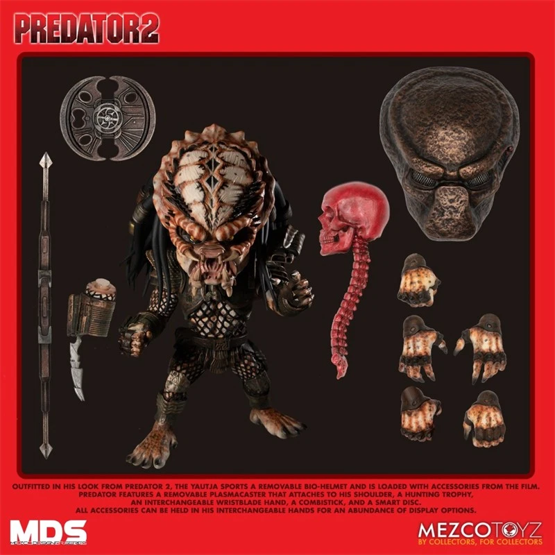 Mezco Toyz Predator 2 MDS Edición Deluxe 6 pulgadas Figura de acción nueva en stock Foto 4 de 4