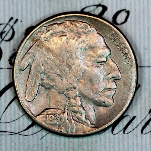 * 1920-S * CHOICE AU+ BUFFALO NICKEL * FROM ORIGINAL COLLECTION