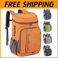 Lightweight Insulated Cooler Backpack with Multiple Compartments for Easy Access