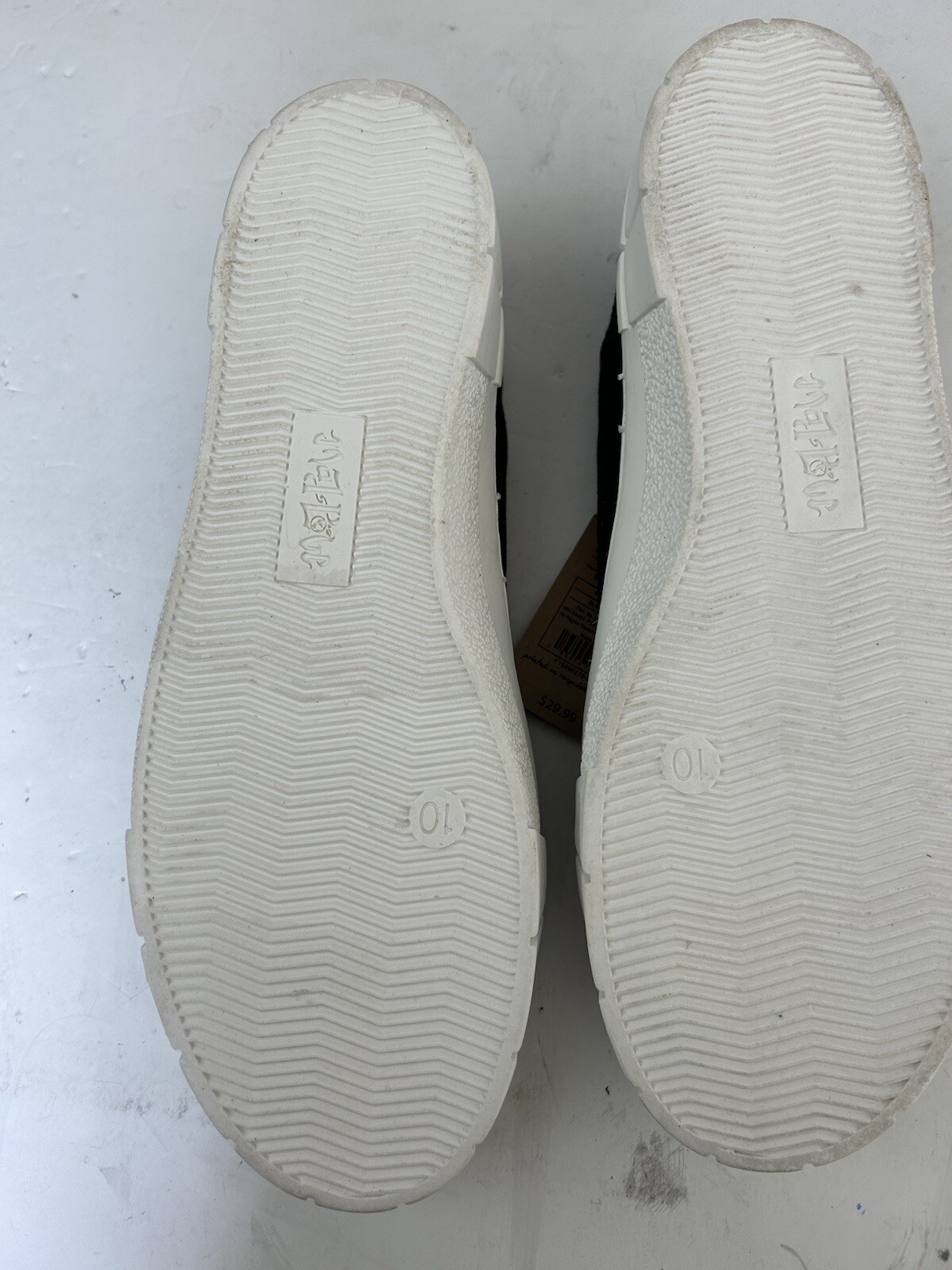 SAOLA Sneaker donna Maj Love Fran platform taglia 10 nere con suola bianca