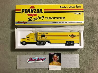 1993 Ertl EDDIE & ERCIE HILL Pennzoil NHRA Dragster Tractor