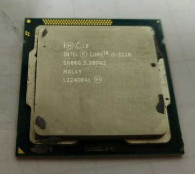 6x Intel Core i3 CPUs: LGA1155 2x i3-2100, 1x i3-3220 & i3-3240 2xLGA1156 i3-540