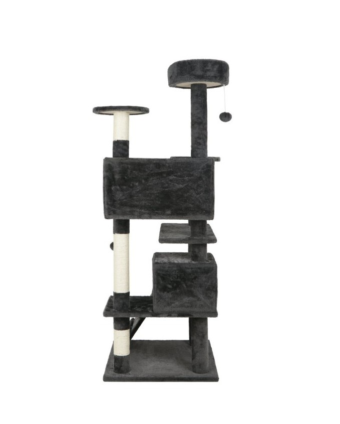 Zenstyle 53in Cat Tree & Condo Scratching Post Tower, Dark Gray eBay
