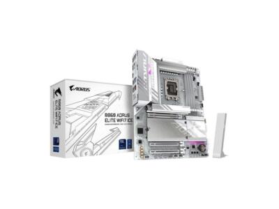 GIGABYTE B860 AORUS ELITE WIFI7 ICE Intel Core Ultra (Series 2) LGA 1851 Motherb
