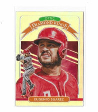 2020 Panini Donruss Optic Diamond Kings Holo Prizm #4 Eugenio Suarez Reds