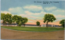 CHICAGO PNEUMATIC TOOL CO. Utica, New York NY linen - Postcard