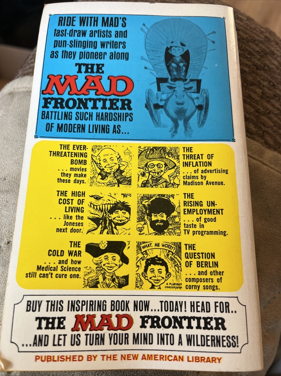 1962年製 ヴィンテージ THE MAD FRONTIER マッドマガジン The Mad Frontier William M Gaines Albert B. Feldstein Signet Books