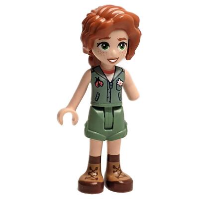 LEGO Friends Autumn Minifigure: Sand Green Vest Boots UK