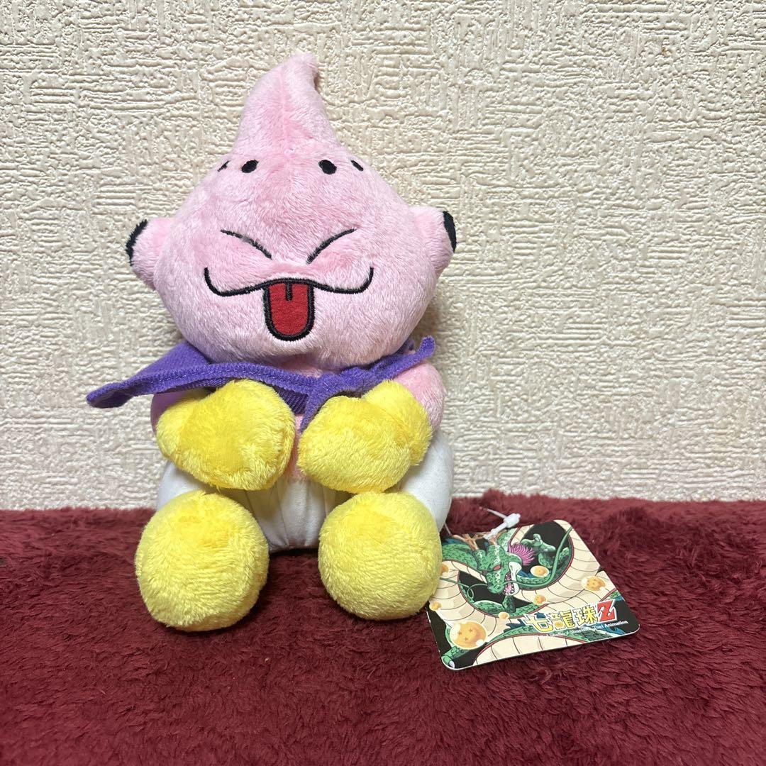 Juguete de peluche Dragon Ball Z Majin Buu Taiwán tamaño aproximado 17 cm eti...