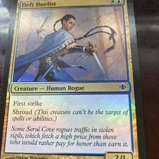 Deft Duelist FOIL Common Magic MtG  Shards of  TCG CARD