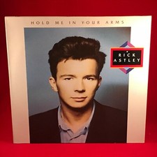 RICK ASTLEY Hold Me In Your Arms 1988 Vinyl LP + INNER Stock Aitken Waterman B