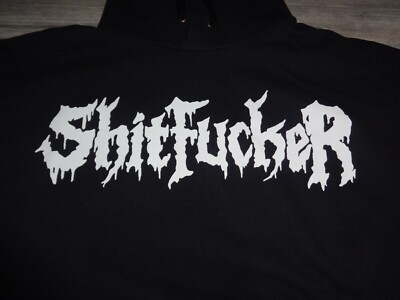 Shitfucker Hoodie Sweatshirt Punk Black Thrash Metal Nailbomb Venom midnight Rok