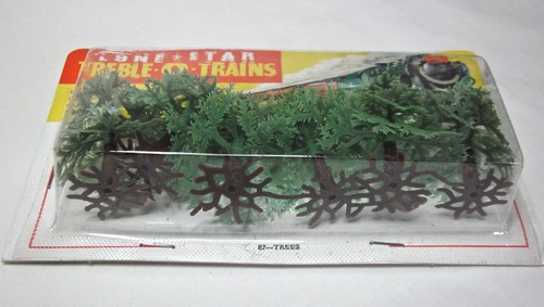 LONE STAR LOCOS Plastic Trees 87 Treble O Trains N/000 Gauge Pack of 6 Unopened - Picture 3 of 5
