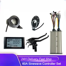 E-bike Sinewave Controller 60A Dual Mode 48/56V 60V 72V for 1000-3000W Hub Motor