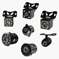 Car Rear View Camera, Universal 4LED 8LED 12 LED Night Vision Reversing