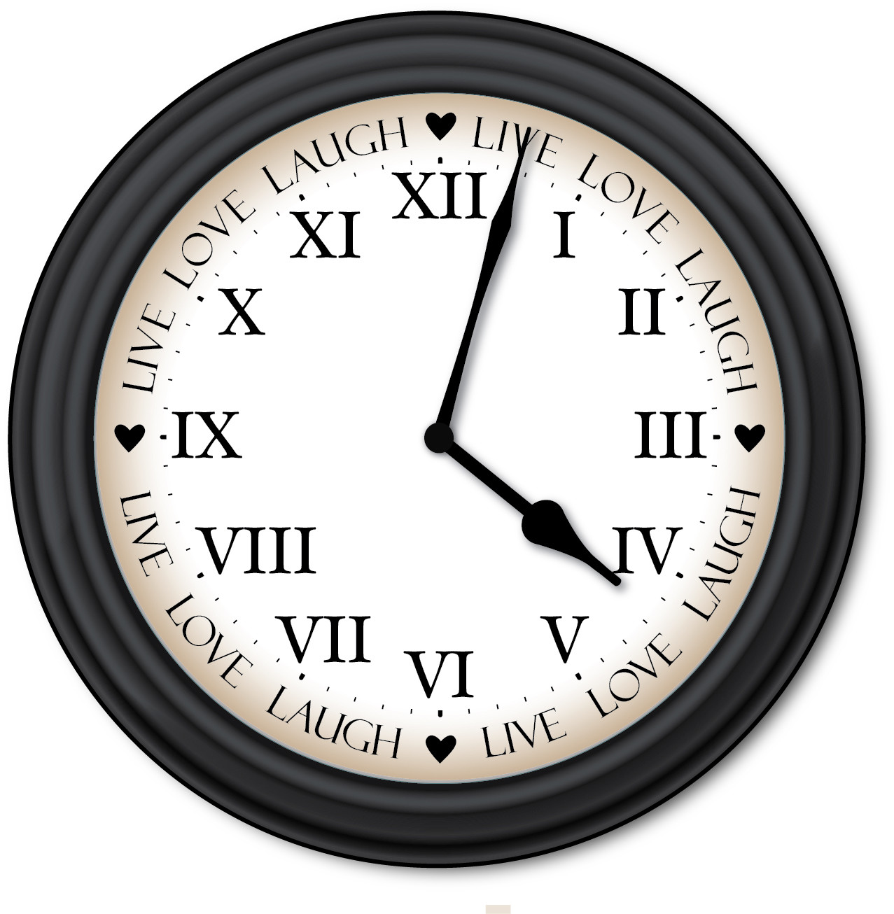 Live Love Laugh Wall Clock - Primitive Country Home Decor Kitchen - GREAT GIFT