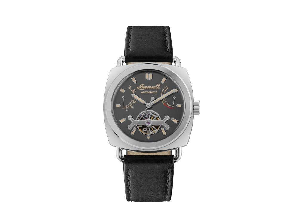 Ingersoll 1892 Nashville Automatic Watch, 43,5 mm, Grey, Leather