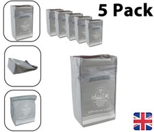 5 x Insulated Thermal Lunch Bag Cool Ice School Picnic Bag Food Drink Take Away