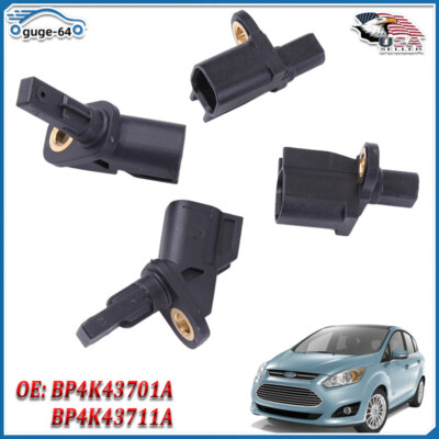 4pc ABS Wheel Speed Sensor Front Rear Left & Right Fit for Lincoln Jaguar Volvo