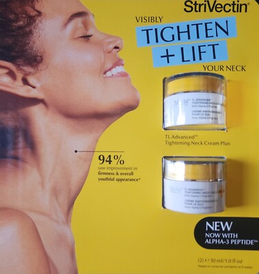 StriVectin Neck Cream 2 Jars 1oz Each 2 Oz Total