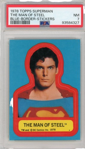 Vintage 1978 Topps Superman Card HEROIC STRANGER FROM THE STARS