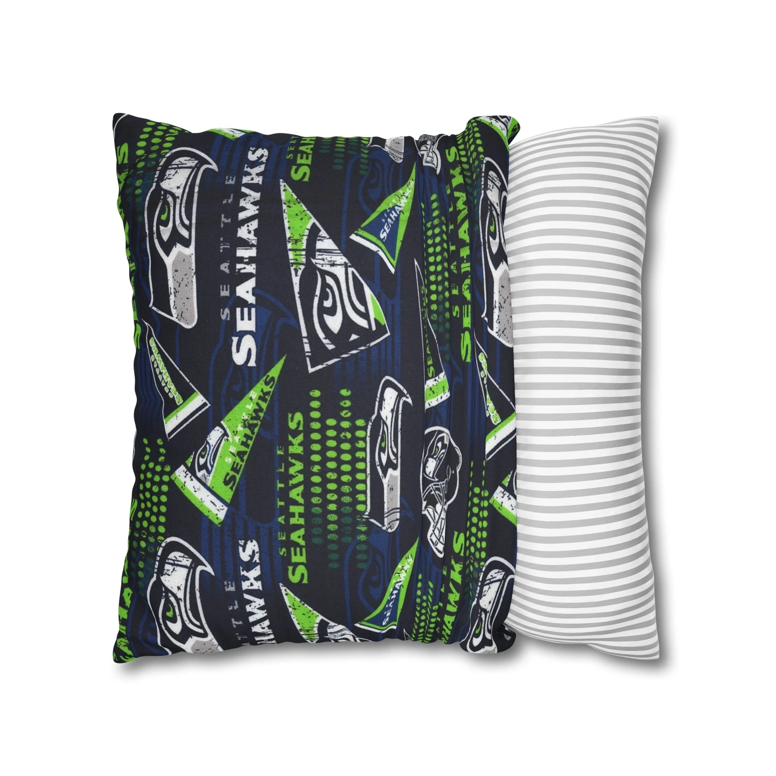 Seattle Seahawks Spun Square Pillowcase