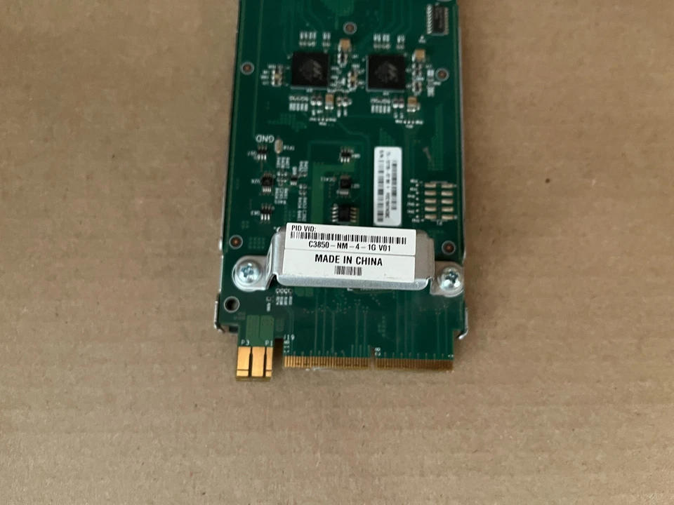 CISCO QUAD PORT 1 GE NETWORK MODULE C3850-NM-4-1G 73-12735-07 B3-4(6) - Image 4 of 4