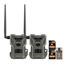 Spypoint Flex M Twin Pack 28MP Cellular Trail Cameras 2x Memory Card HUNTING