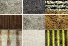 Faux Fur Long Pile Animal Fabric / 58" Wide / Sold By The Yard