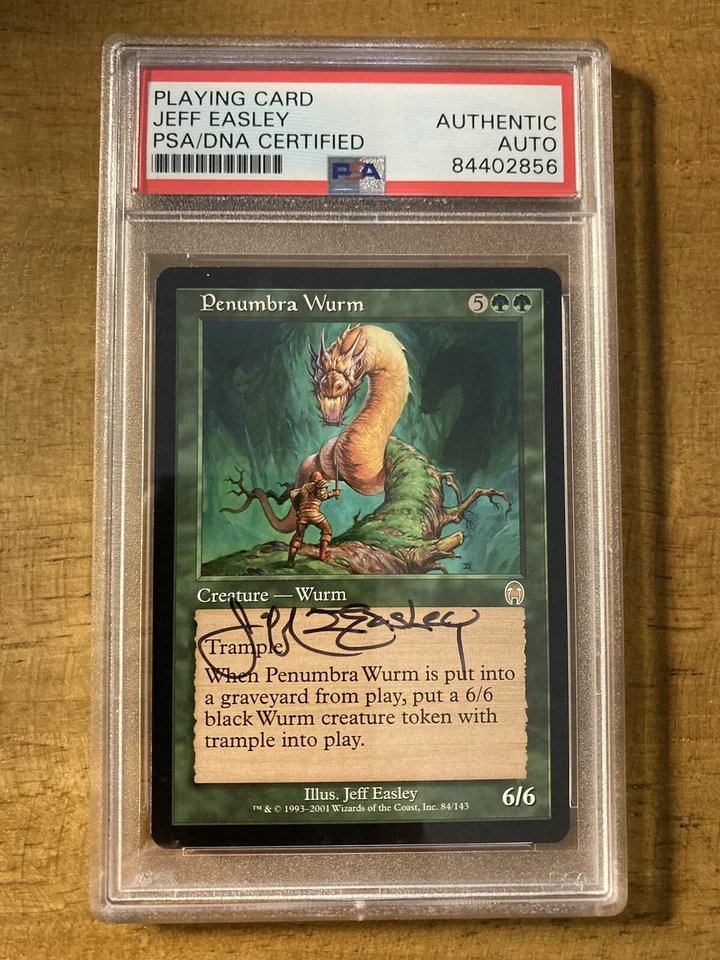 MTG ✨Signed PENUMBRA WURM ARTIST PROOF✨Apocalypse PSA Certified RARE Easley Art - Image 2 of 4