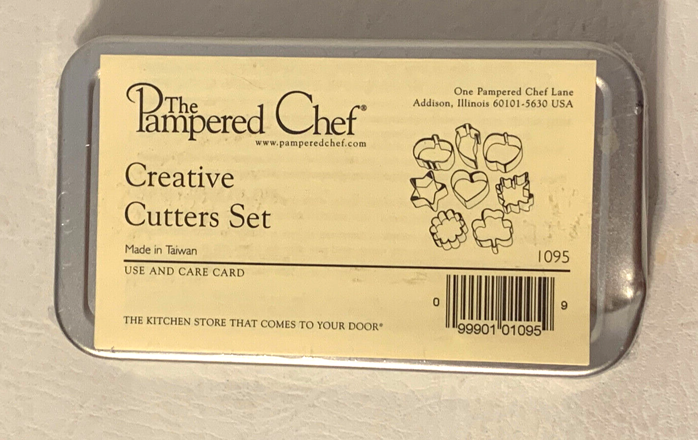 Pampered Chef Creative Cutters 1095 8 Mini Seasonal Fall Cheese