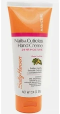 Sally Hansen Nails & Cuticles Hand Creme 24 hr Moisture 3.4 Oz Each