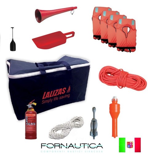 BORSONE DOTAZIONI COMPLETO SICUREZZA X NAVIGAZIONE