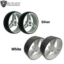 Motocaddy Electric Golf Trolley Rear Wheels - White or Silver - RH, LH or Pair