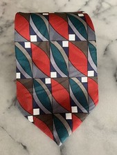 Wembley Vintage Geometric Abstract Tie Made In USA