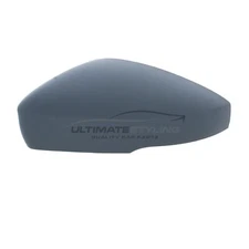 VW Polo MK5 2009-2018 Door Wing Mirror Cover Cap Case Primed Passenger Left Hand